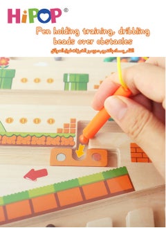 HIPOP Early Education Toys,Magnetic Advanced Maze,for Kid's Thinking Exercise and Digital Learning,Toddler's Logical Thinking Games  - Image 5