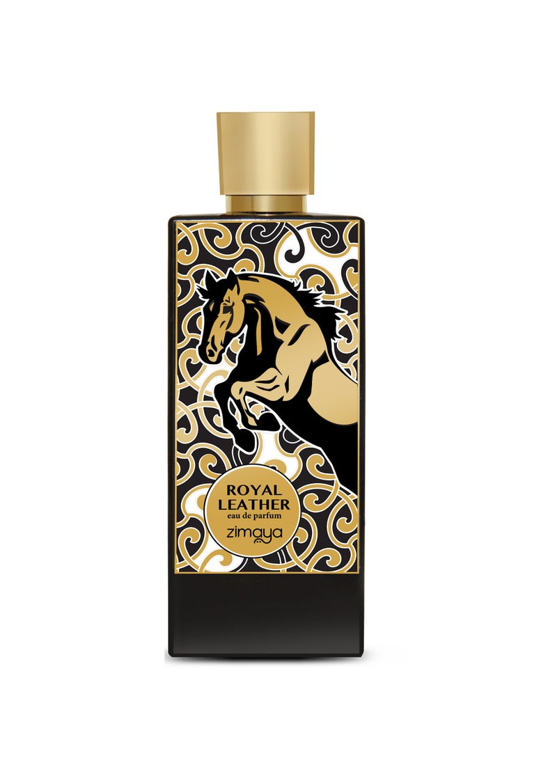 zimaya Royal Leather Eau De Parfum For Men, 100ML  - Image 1
