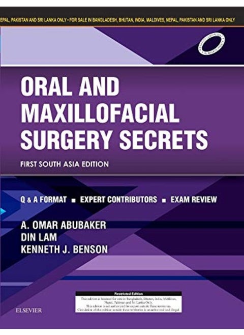 Oral and Maxillofacial Surgery Secrets 1st SA Edn