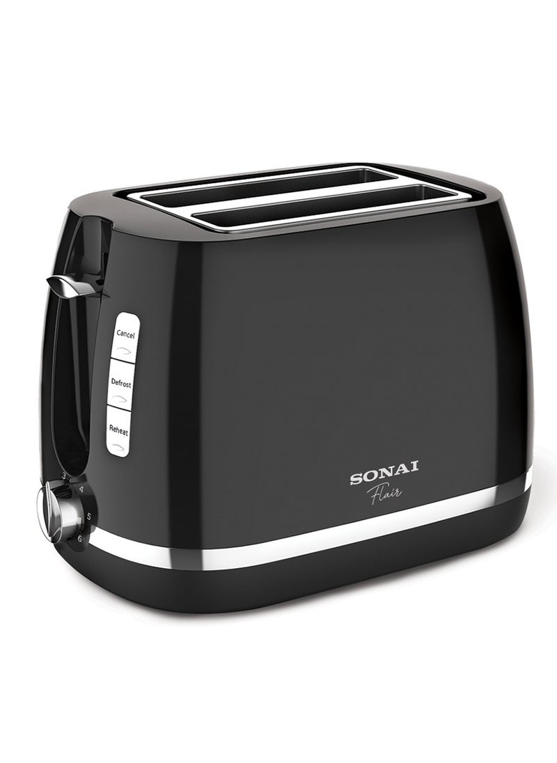 سوناي - توستر الخبز من سوناي 870 وات - اسود اللون SH-1820 - Image 1