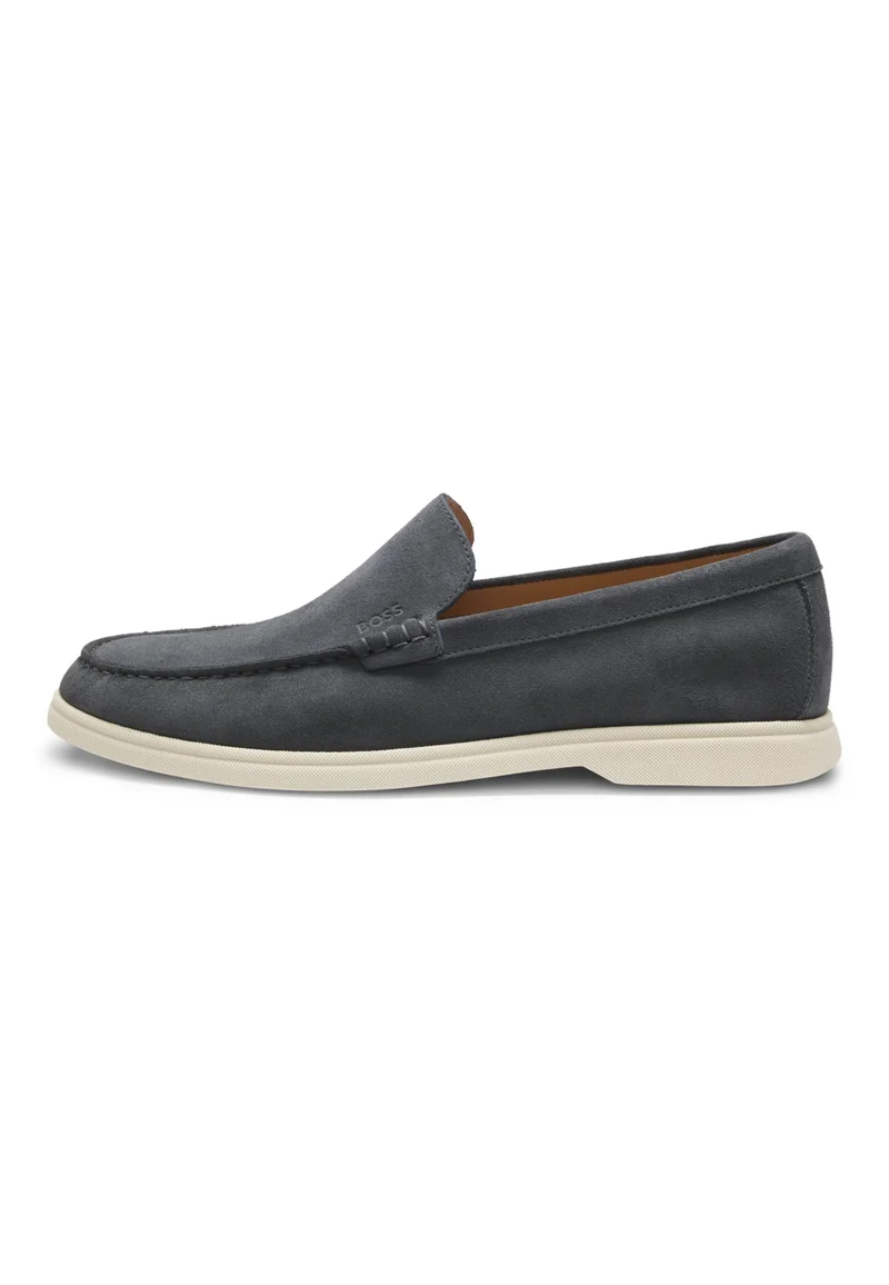 BOSS  Suede loafers with debossed logo for Men | Best Price UAE