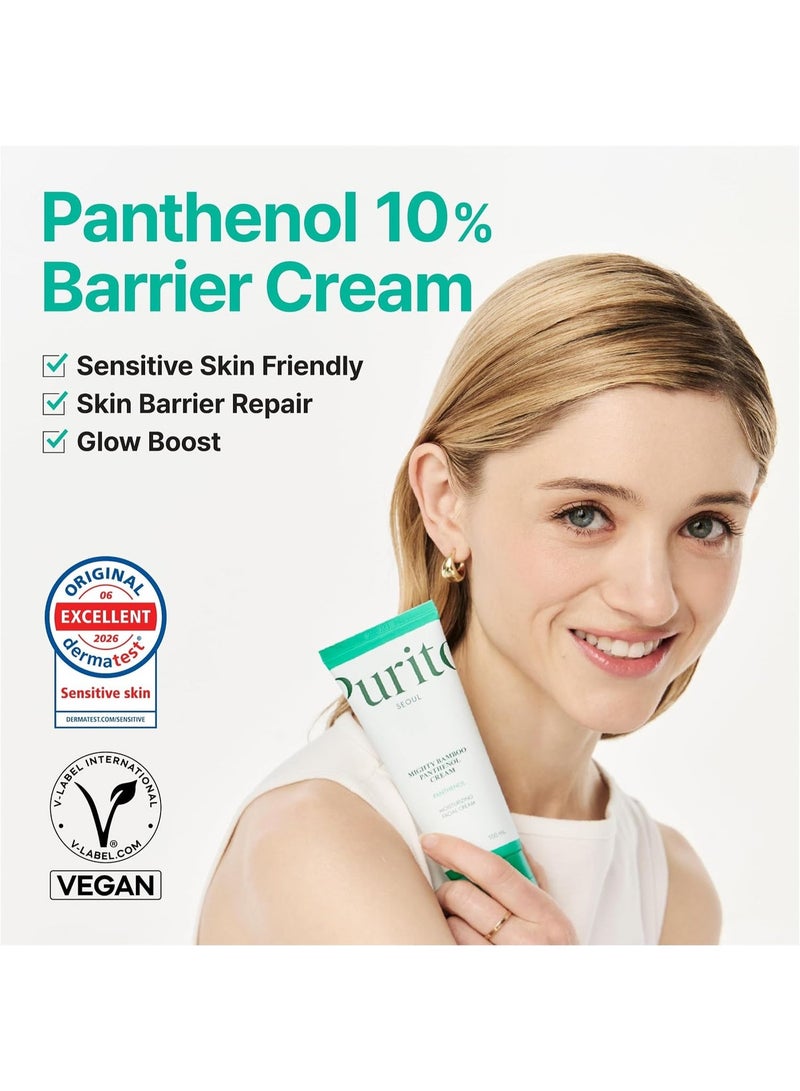 Purito Seoul Moisturizing Cream Duo Set, Mighty Bamboo Panthenol Cream 100ml + Oat In Calming Gel Cream 100ml, Korean Skincare Bundle, Pack of 2 - Image 3