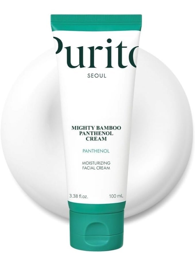 Purito Seoul Moisturizing Cream Duo Set, Mighty Bamboo Panthenol Cream 100ml + Oat In Calming Gel Cream 100ml, Korean Skincare Bundle, Pack of 2 - Image 2