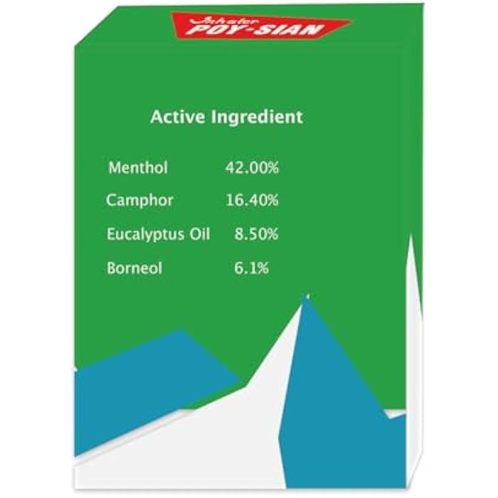 POY SIAN POY-SIAN Mark II Menthol Aromatherapy Nasal Inhaler, Natural Herbal Remedy with Cooling Essential Oils Poysian (Pack of 3) - Image 3