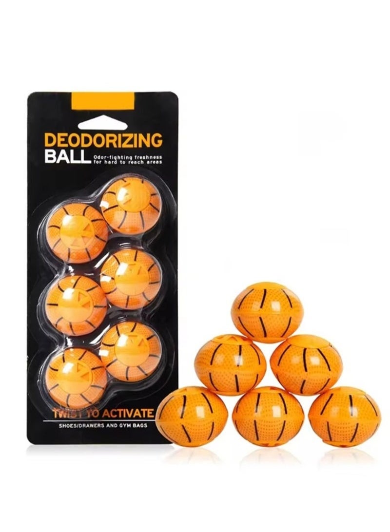 Deodorizing Ball Professional Shoe Deodorizer Balls Shoe Fresheners Balls Foot Odor Eliminator Odor-Fighting Freshener for Neutralizing Odor and Refreshing Sneaker Wardrobe Bags - Image 1
