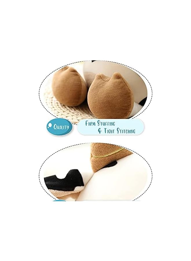 The Bros cow plush toy,16 inch stuffed animal throw plushie pillow doll,soft fluffy friend hugging cushion-present for every age and occasion - Image 4