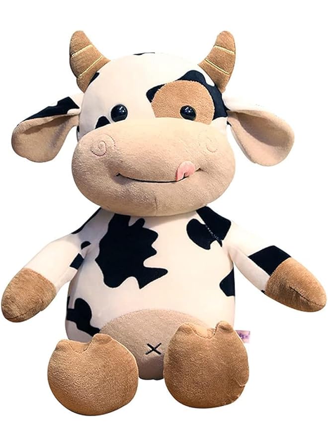 The Bros cow plush toy,16 inch stuffed animal throw plushie pillow doll,soft fluffy friend hugging cushion-present for every age and occasion - Image 1