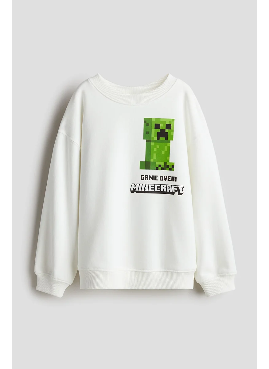 H&M Printed Sweatshirt