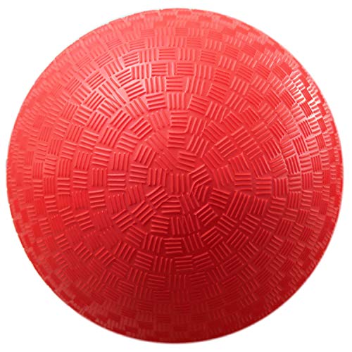 AppleRound 8.5-inch Dodgeball Playground Balls, Pack of 4 Balls with 1 Pump, Official Size for Dodge Ball, Handball, Camps and Schools (Red) - Image 2