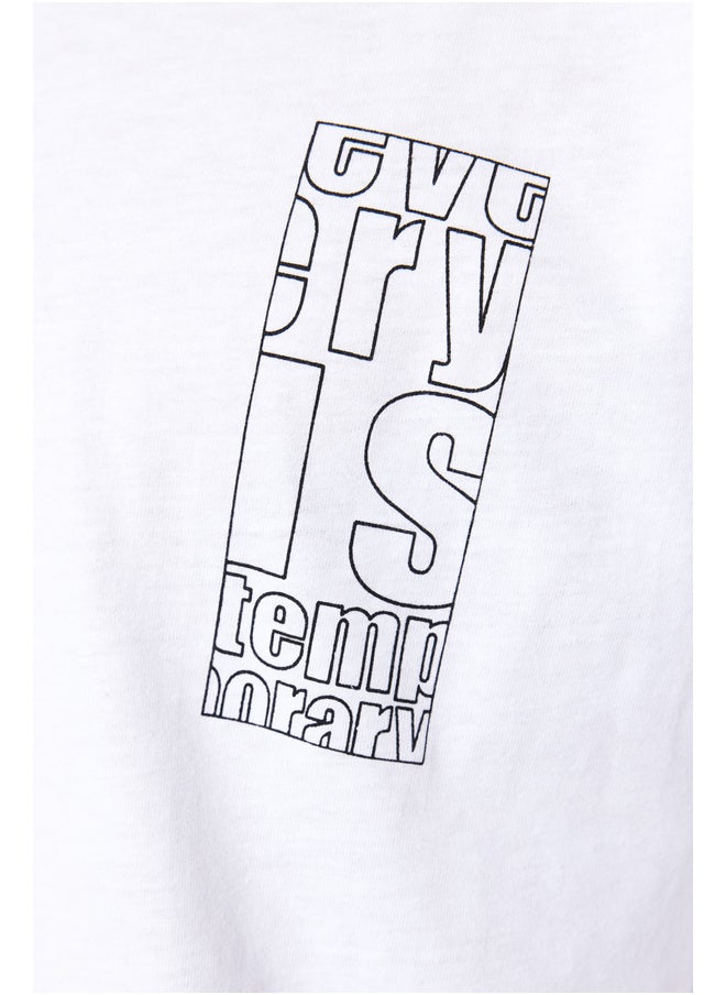 trendyol - Man T-Shirt White - Image 1