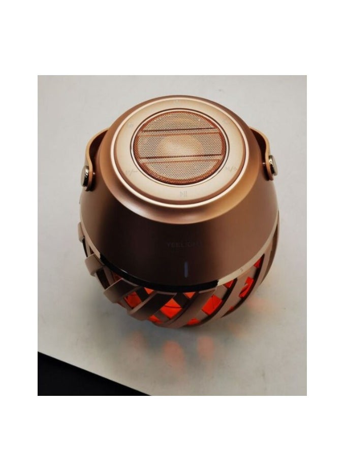 Yeelight Flame Atmosphere Speaker Gold | SNR: ＞70dB | Type-C Charging | 3.7V/1800mAh Battery  - Image 3