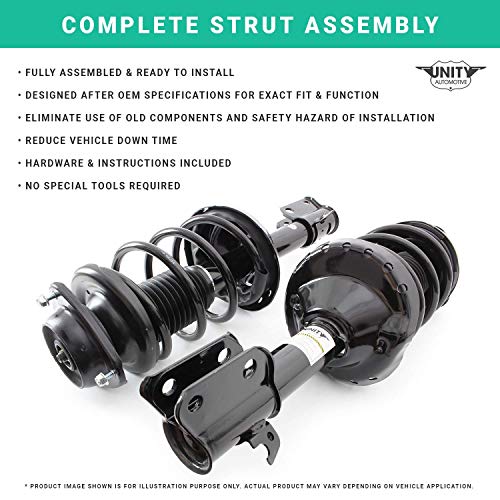 UNITY AUTOMOTIVE 11084 Front Right Complete Strut Assembly 2006-2011 Ford Focus - Image 2