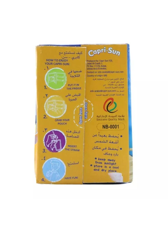 Capri-Sun Drinking Juice Pouch, Orange Drink- Box Of 10 Pouches, 10X200 ml - Image 4