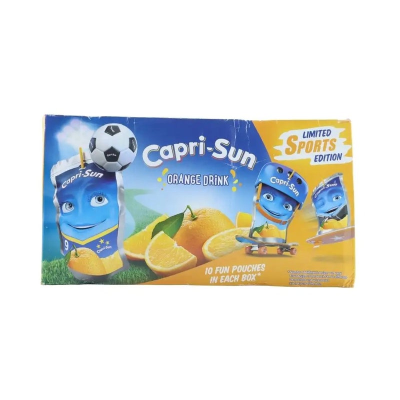 Capri-Sun كابري-سان كيس عصير للشرب، مشروب برتقال - علبة من 10 أكياس، 10X200 مل - Image 1