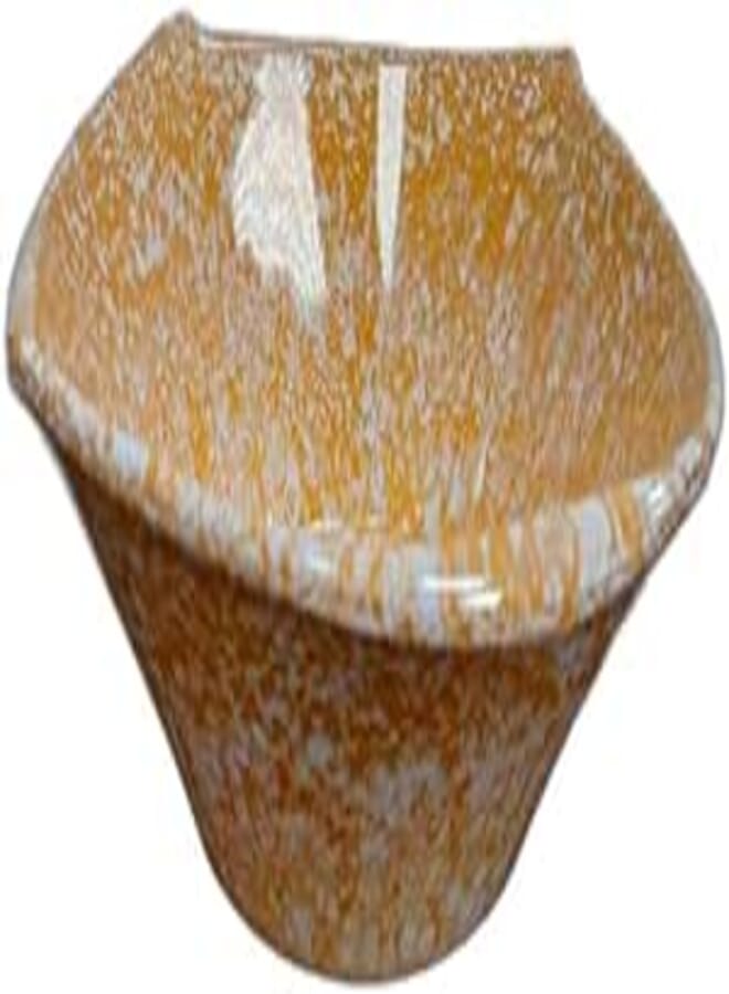 Pure. 136179 Melamine Granite Square Salad Bowl For Home, Hotel And Restaurant - Orange