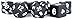 Metallic Dice Games Metal Dice Polyhedral Set of 7 die 7 Black - Image 3
