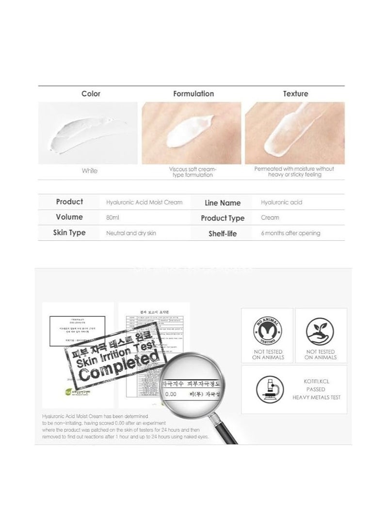 ISNTREE Hyaluronic Acid Moist Cream 100ml - Image 2