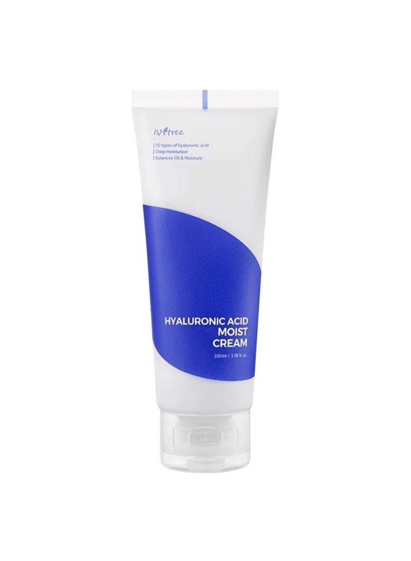 ISNTREE Hyaluronic Acid Moist Cream 100ml - Image 3