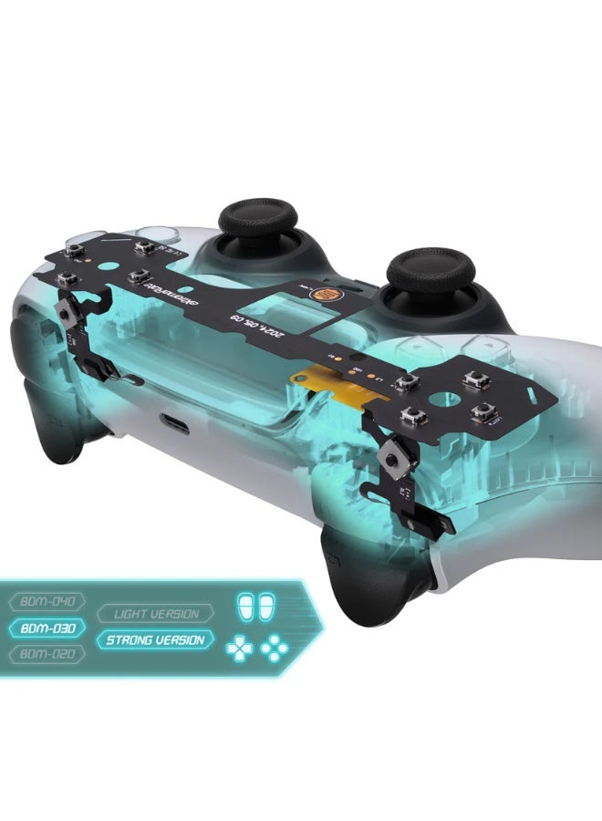 eXtremeRate Whole Set - Strong Version Clicky Kit for PS5 Controller BDM-030, Custom Micro Switch L2R2 Face Buttons Clicky Kit and Tactile L1R1 Keys Mouse Click for PS5 Controller - Image 1