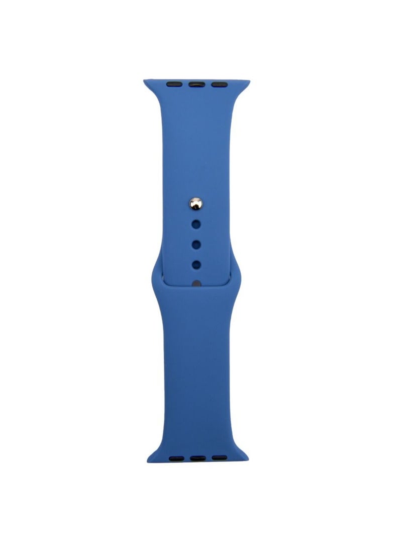 Apple Watch Band 41mm 40mm 38mm Soft Silicone Sport Band Replacement Wrist Strap Compatible for iWatch Apple Watch Series 7/SE/6/5/4/3/2/1 (41mm/40mm/38mm) - Image 2