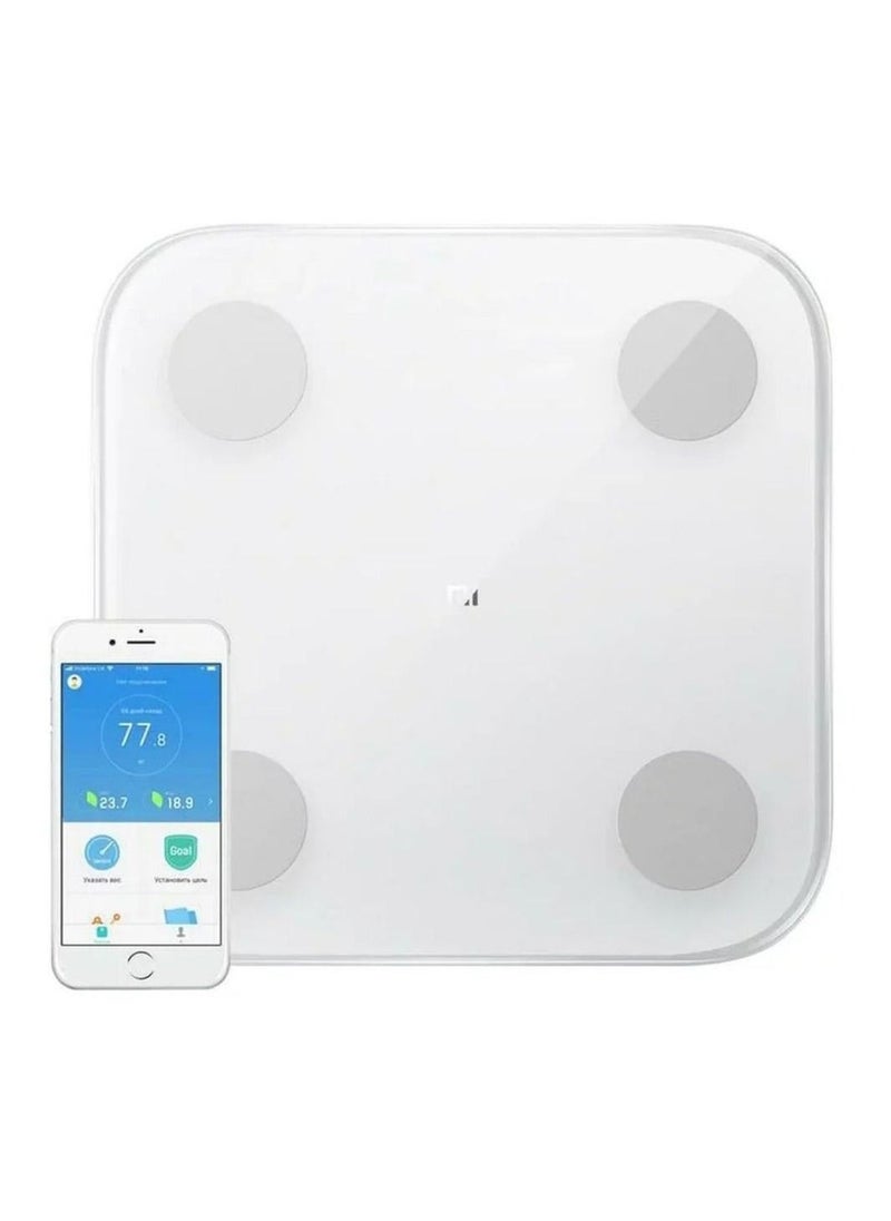 MIJIA - Xiaomi Mi Body Composition Scale 2 Smart Fat Weight Health Scale BT 5.0 Balance Test 13 Body Data BMI Weight Scale LED Digital Display Mi Fit APP Data Analysis Weight Machine | Weighing Scale - White - Image 1