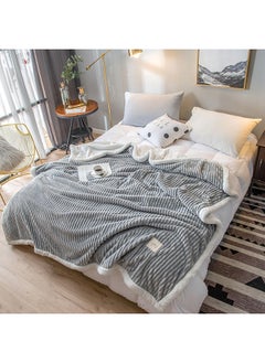Y&D Soft Comfortable Bed Blanket Cotton Grey 150x200centimeter  - Image 1
