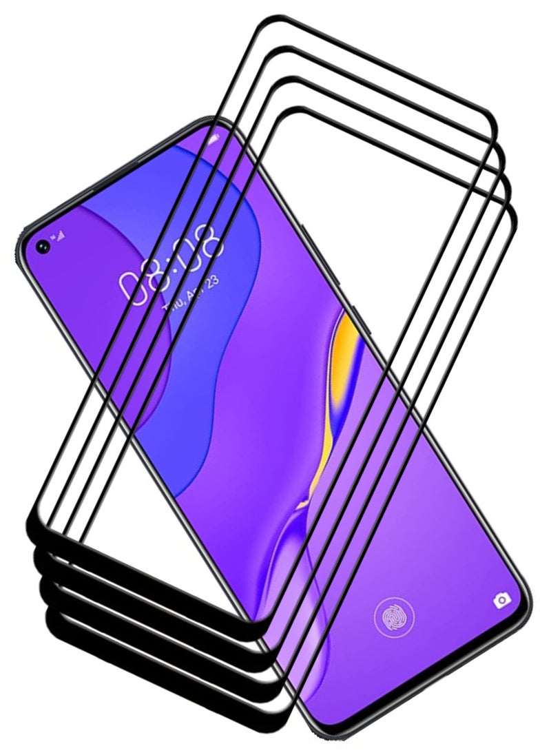 ACLIX 4 Pieces Antistatic ESD Dustproof Premium Quality High Definition Tempered Glass Screen Protector Designed For Huawei nova 7 5G - Image 1