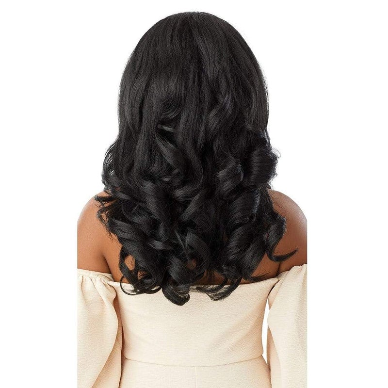 Outre Quick Weave Self Styled in 60 Seconds Neesha Soft & Natural New Half Wig Cap Laysflat Requires Less Leave Out NEESHA H301 (1B) - Image 4