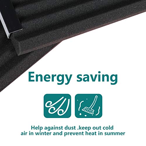 Daisypower Window Air Conditioner Foam Insulating Panels Kits, AC Units Insulation Side Panels, 17 Inch x 9 Inch x 7/8 Inch - Image 3