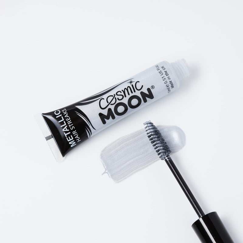 Cosmic Moon Metallic Hair Color Streaks | Cosmic Moon 0.50fl oz - Set of 6 | Temorary Wash Out Hair Dye - Image 3