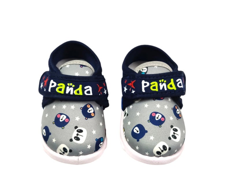 Coolz Kids Chu-Chu Sound Musical Shoes Star-11 for Baby Boys and Baby Girls 1-2.5 yrs (Grey, 18 Months) - Image 3