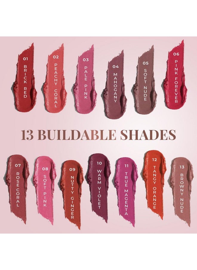 Just Herbs Lip And Cheek Tint -02 Peachy Coral  - Image 3