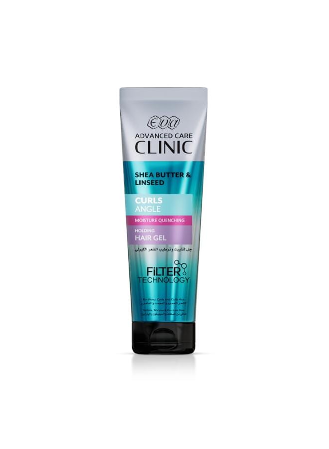 Eva Clinic Curls Gel with Shea Butter & Linseed for Wavy, Curly & Coily Hair 230 ML - Image 1