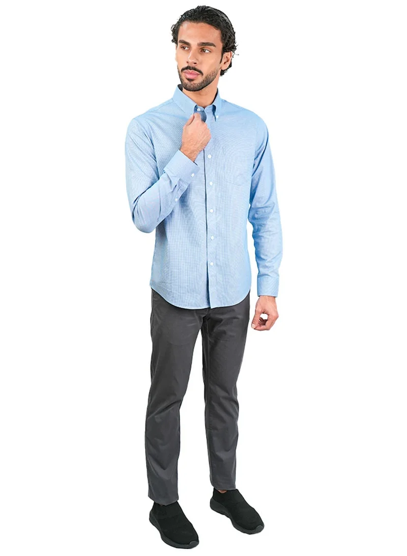 GIORDANO  Men’s Cotton Oxford Wrinkle Free Long-Sleeve Shirt for Men | Best Price UAE