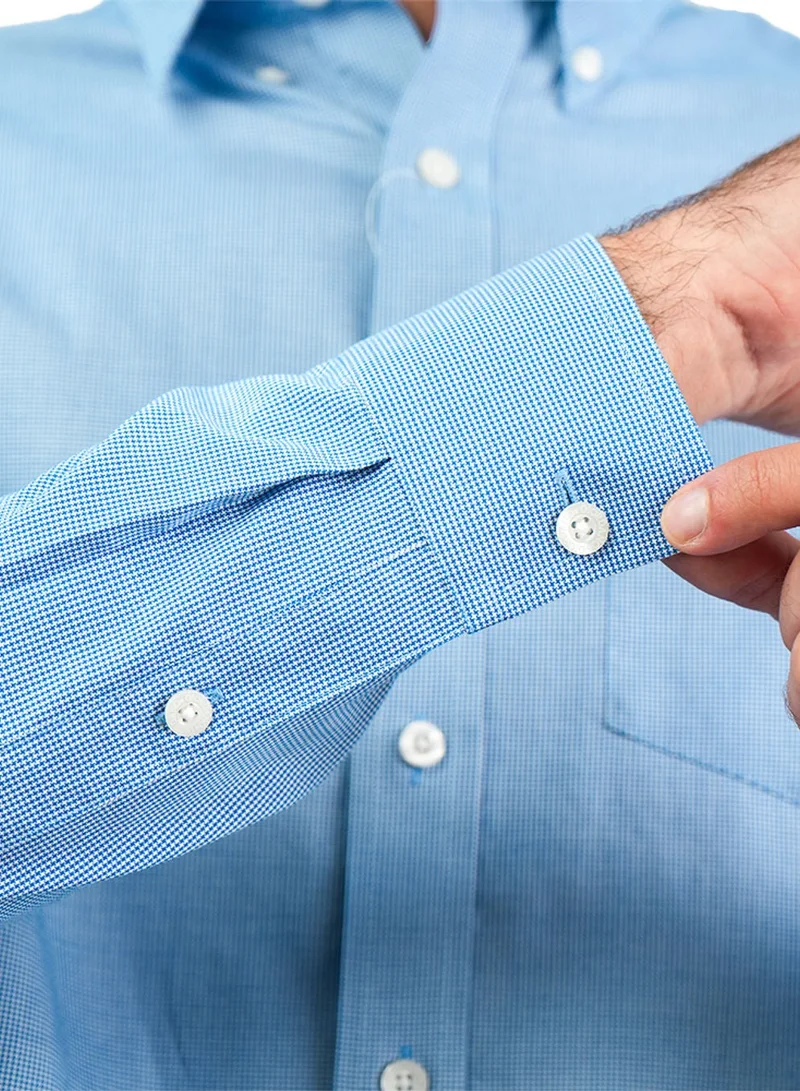 GIORDANO  Men’s Cotton Oxford Wrinkle Free Long-Sleeve Shirt for Men | Best Price UAE