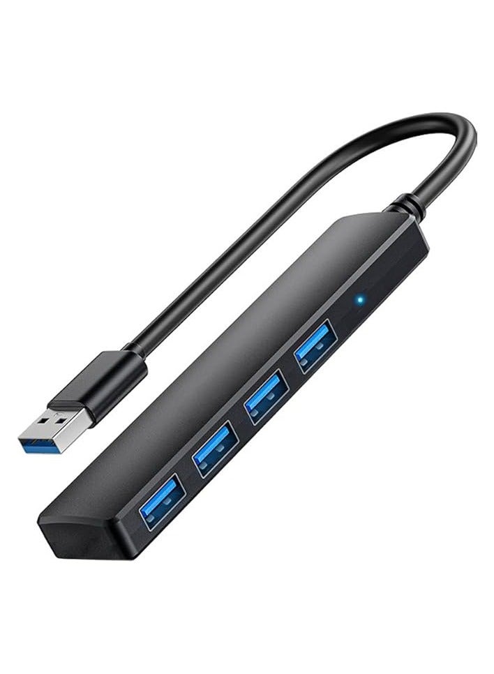 USB Hub, 4-Port USB 3.0 Hub USB Splitter USB Expander for Laptop, Xbox, Flash Drive, HDD, Console, Printer, Camera,Keyborad, Mouse
