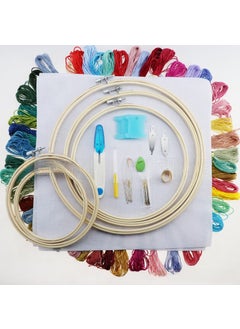 DMC Embroidery Floss Organizer, 50-100 Color Set, Eco Cotton 8m, 12 Card Pack 50 color cross stitch suit