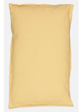 Muy Mucho Organic Cotton Removable Cushion 30 x 50 cm, Almond Yellow  - Image 1