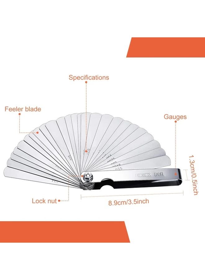 32 Blades Stainless Steel Sensor Dual Marker Metric and Imperial Measuring Tools - Image 3