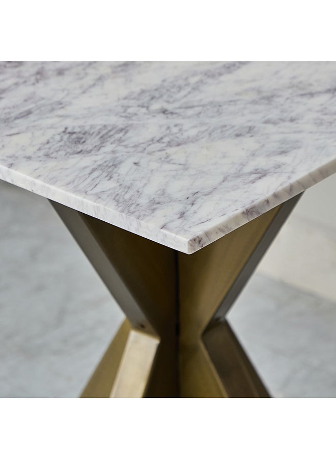 Home Box Portola Marble Top End Table 55 x 55 x 55 cm  - Image 4