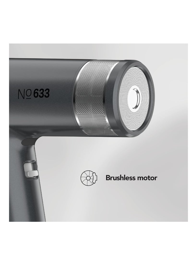 Carrera CRR633 Hair Dryer 2000W, 110,000 RPM Brushless Motor, Auto-Clean, Ionic Technology, Magnetic Nozzle & Diffuser, 3 Heat & 3 Speed Settings, Cool Shot, Lightweight, Low Noise, 2 Years Warranty - Image 4