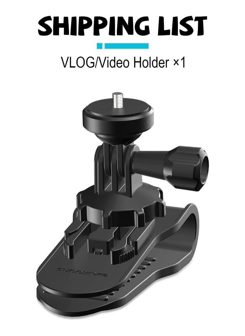 Sun Visor Mount, RC Car Sun Visor Mount Adjustable Holder, for GoPro/for Insta360 X3/GO 3/ONE X2/ONE RS/GO 2/Osmo Action 4 Camera Mount Clamp Mount, with 1/4 Screw Adapter Accessories