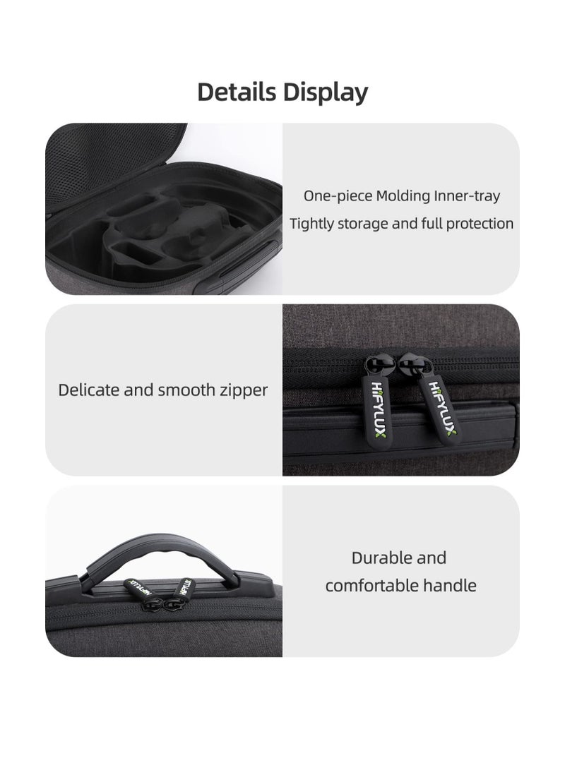 Excefore Hard Carrying Case for PS VR2, Protective Case for PSVR 2 Gaming Virtual Reality Headset and Controller Accessories for Travel, Shockproof, Storage and Portable Protection - Image 5