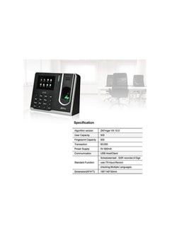 ZKTeco ZKTeco Biometric Fingerprint  Time and Attendance Device  - Image 2