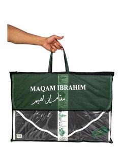 Generic Maqam Ibrahim Premium Padded Prayer Mat - Size 65 * 120 cm, Perfume The Kaaba - A Unique Gift for All Occasions for a Unique Spiritual Experience in the Shape of a Mihrab (Black Lotus)  - Image 3
