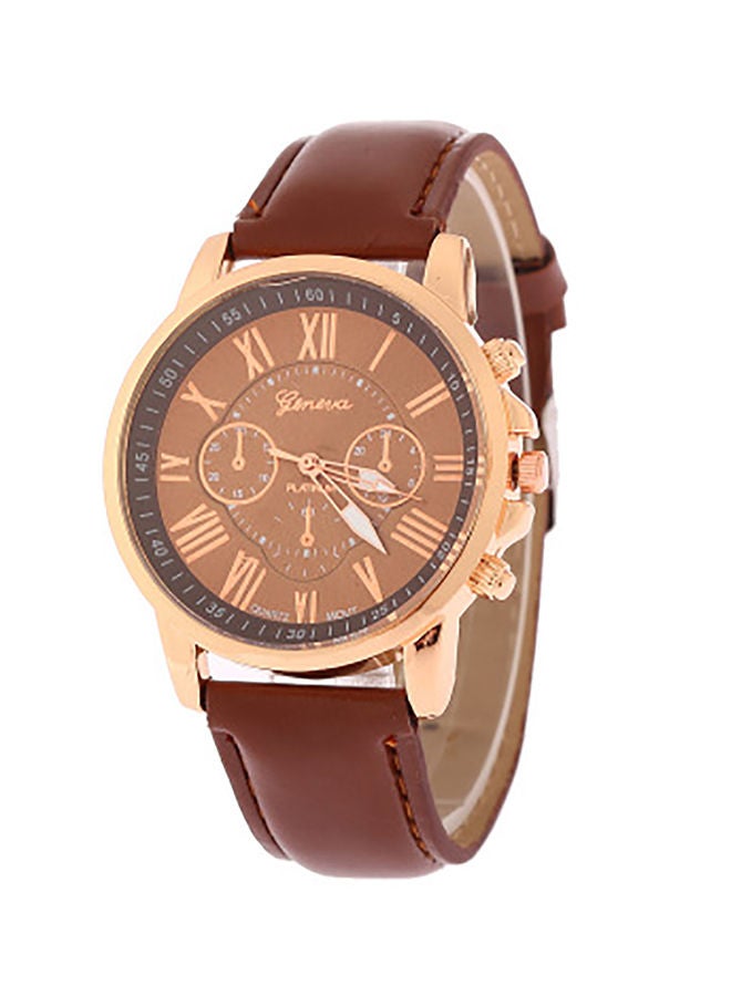 NIBEMINENT Women's Water Resistant Leather Analog Watch ZLF54-3