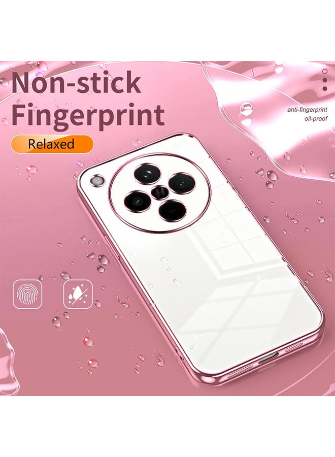 S-TOP Case For OPPO Find X8 Transparent Plating Fine Hole Phone Case - Image 3