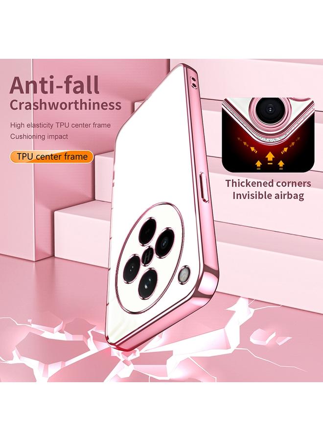 S-TOP Case For OPPO Find X8 Transparent Plating Fine Hole Phone Case - Image 5