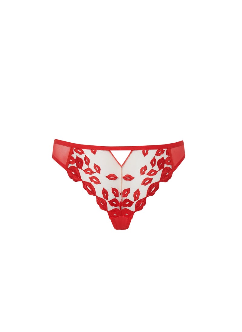BLUEBELLA Mesh Detail High Leg Brief  - Image 2