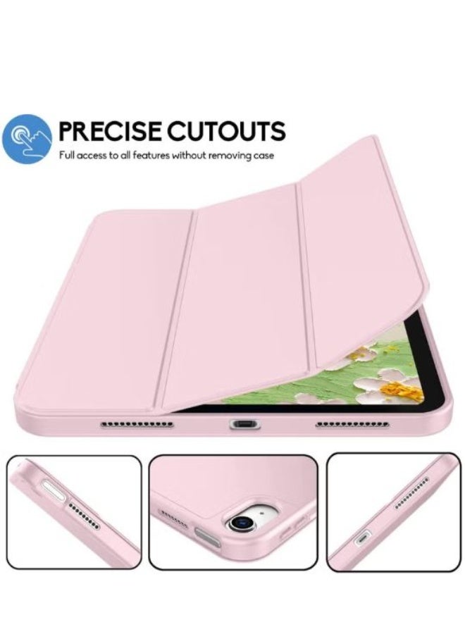 RYN iPad 10th Generation Case 2022, 10.9-inch with Pencil Holder, Smart Trifold Stand, Auto Wake/Sleep - Pink - Image 4